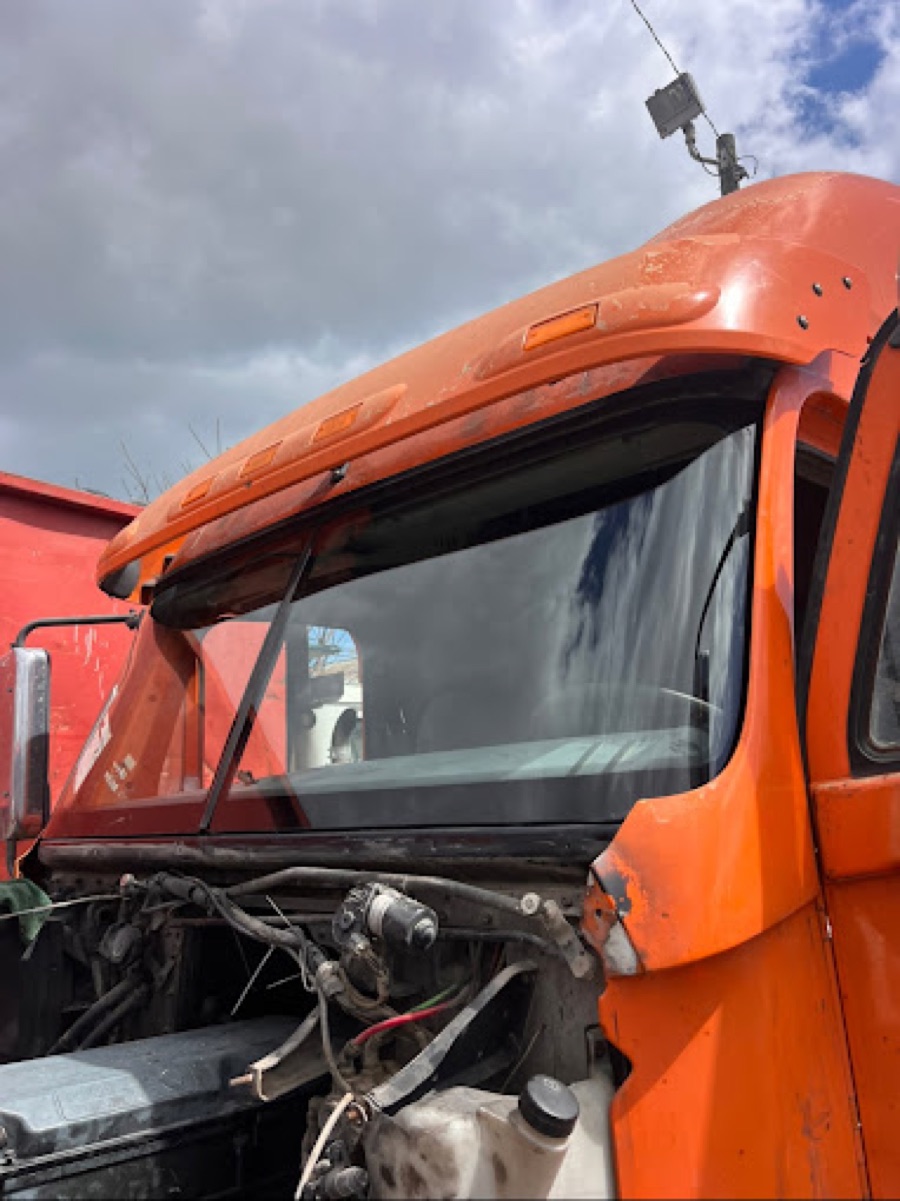 Commercial truck in for windshield replacement at South Texas Auto Glass