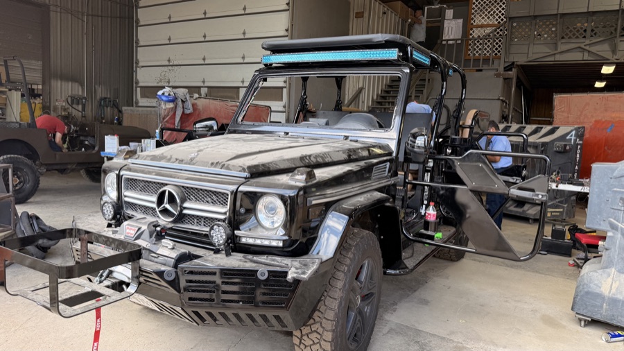 Mercedes-Benz G-Class in the shop for auto glass service in Corpus Christi, TX